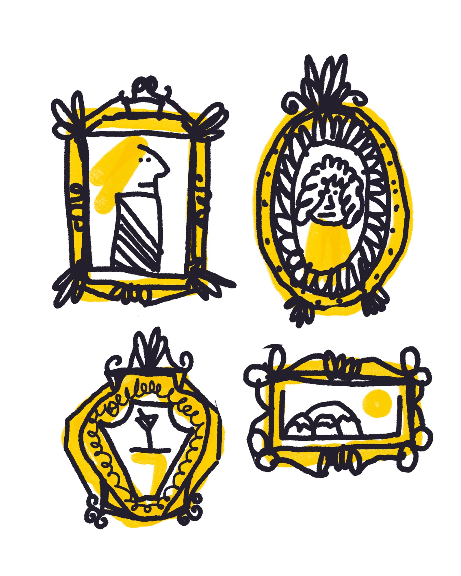 Mid-Century Illustration Fun with Wonky Lines and Markers - image 4 - student project