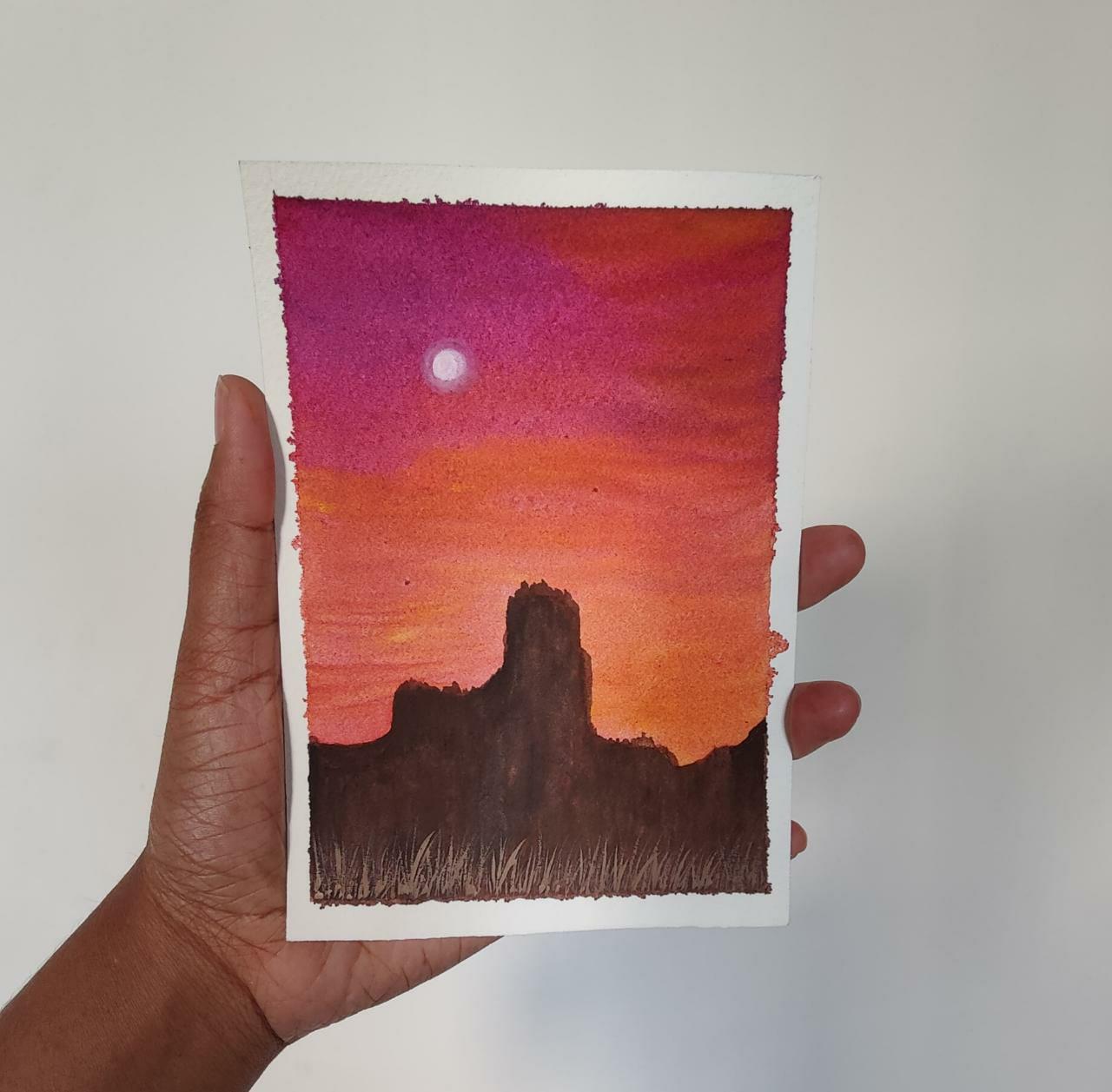Self Reflection & Care with Watercolor Art - image 2 - student project