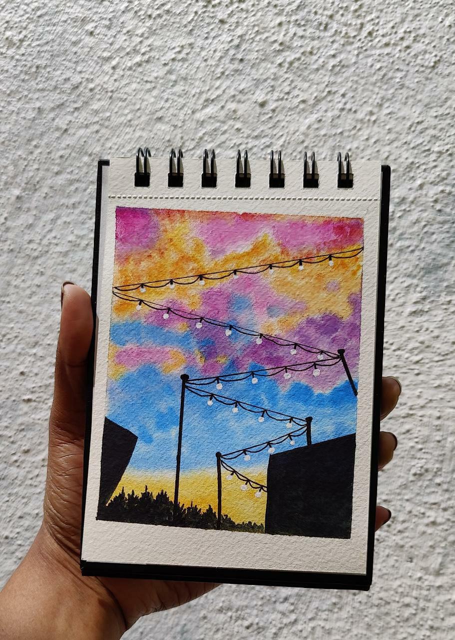 Self Reflection & Care with Watercolor Art - image 3 - student project