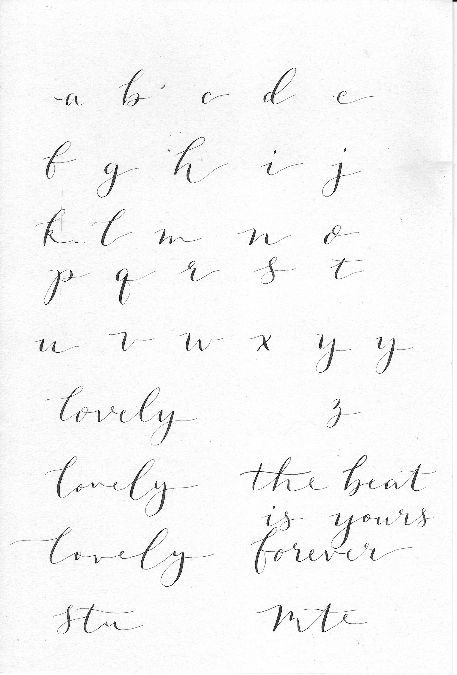 Advance Modern Calligraphy - image 1 - student project