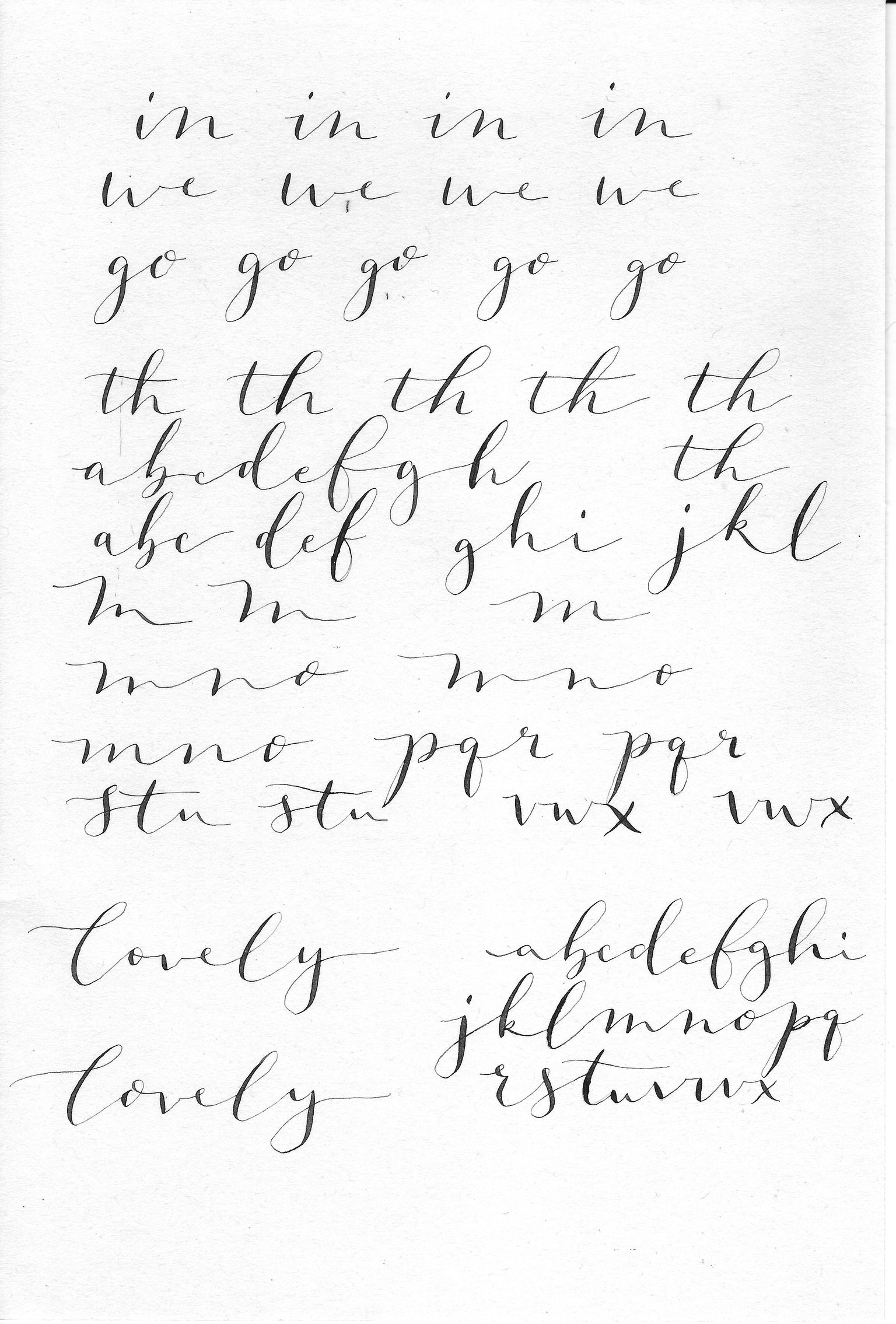Advance Modern Calligraphy - image 2 - student project