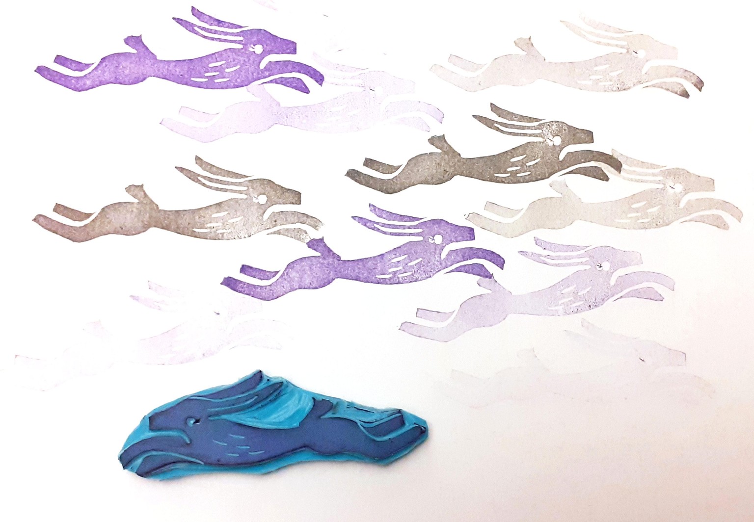 Rabbit Stamp - image 1 - student project