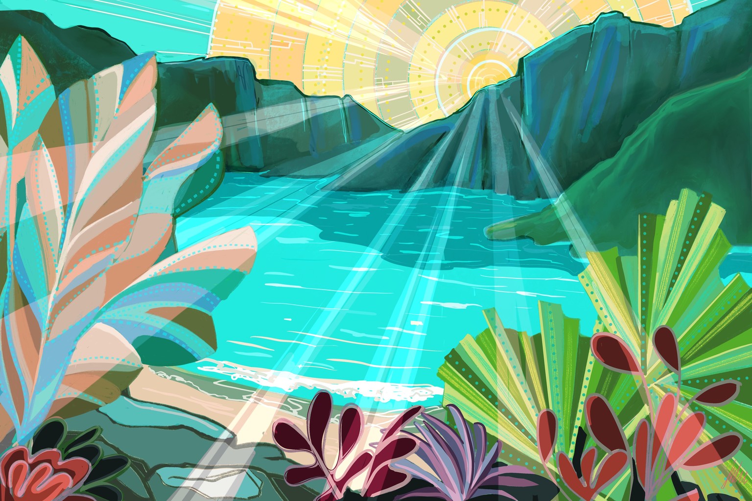 Tropical Bay - image 1 - student project