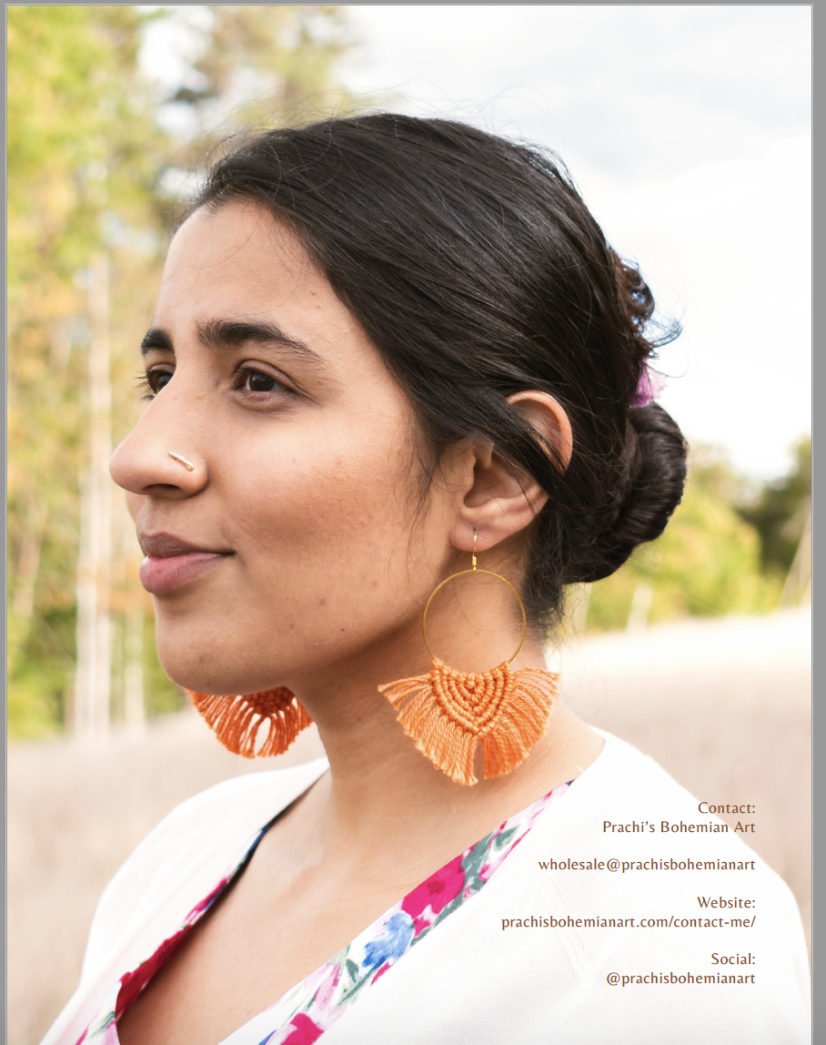Line sheet for macrame barrettes - image 5 - student project
