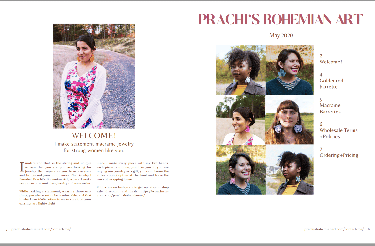 Line sheet for macrame barrettes - image 2 - student project