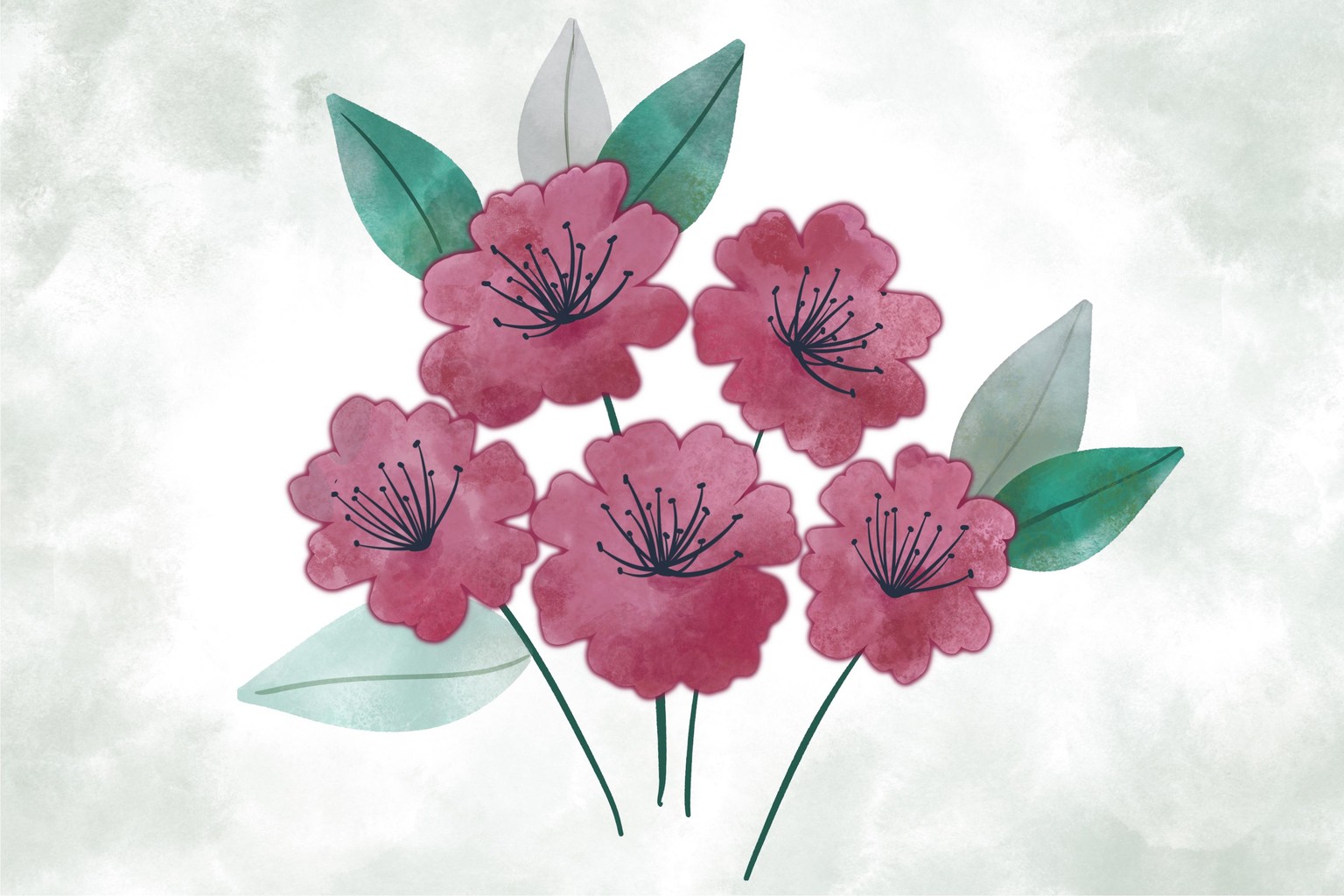 Water Color With Stencils - image 2 - student project