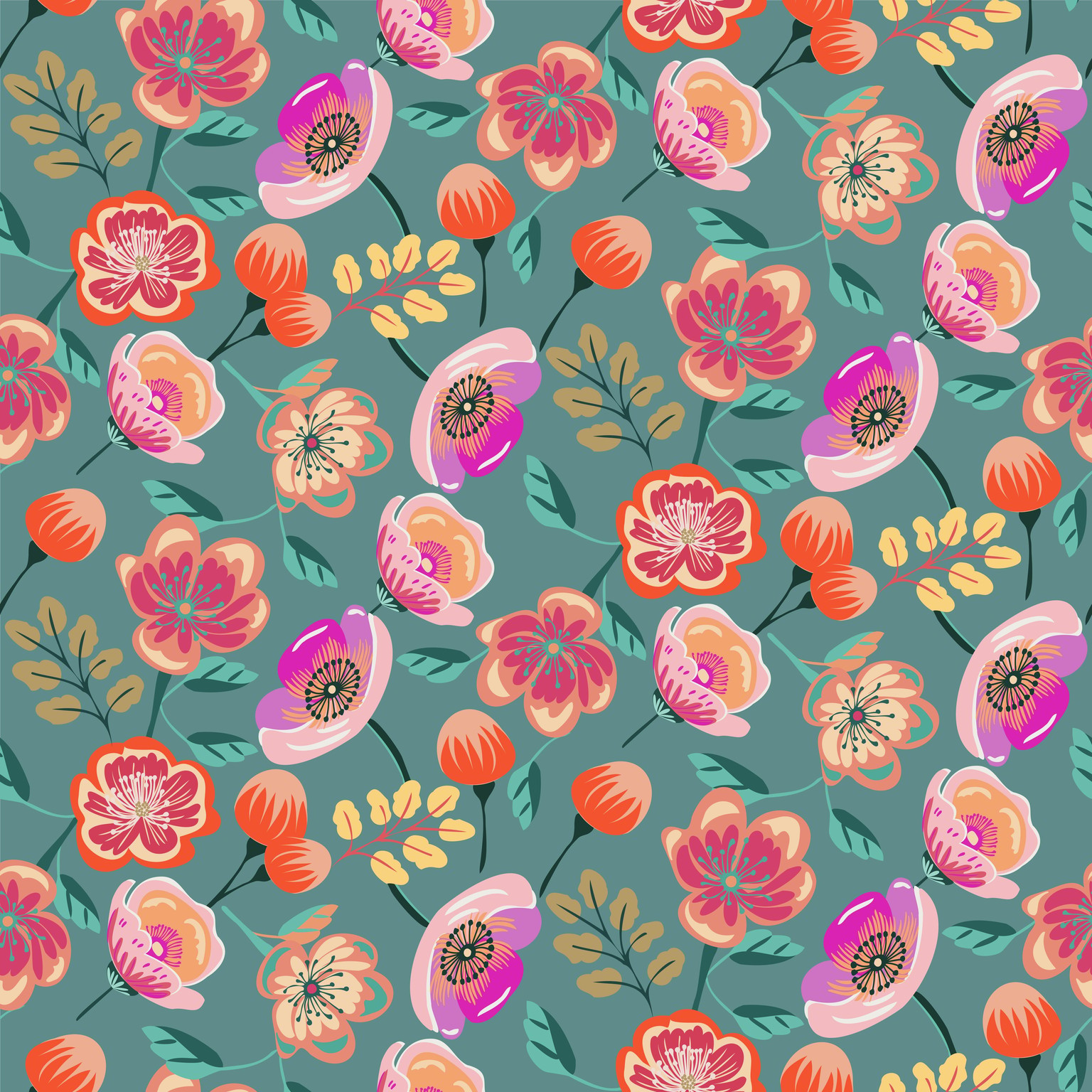 Marimekko-Inspired Layered Design - image 1 - student project