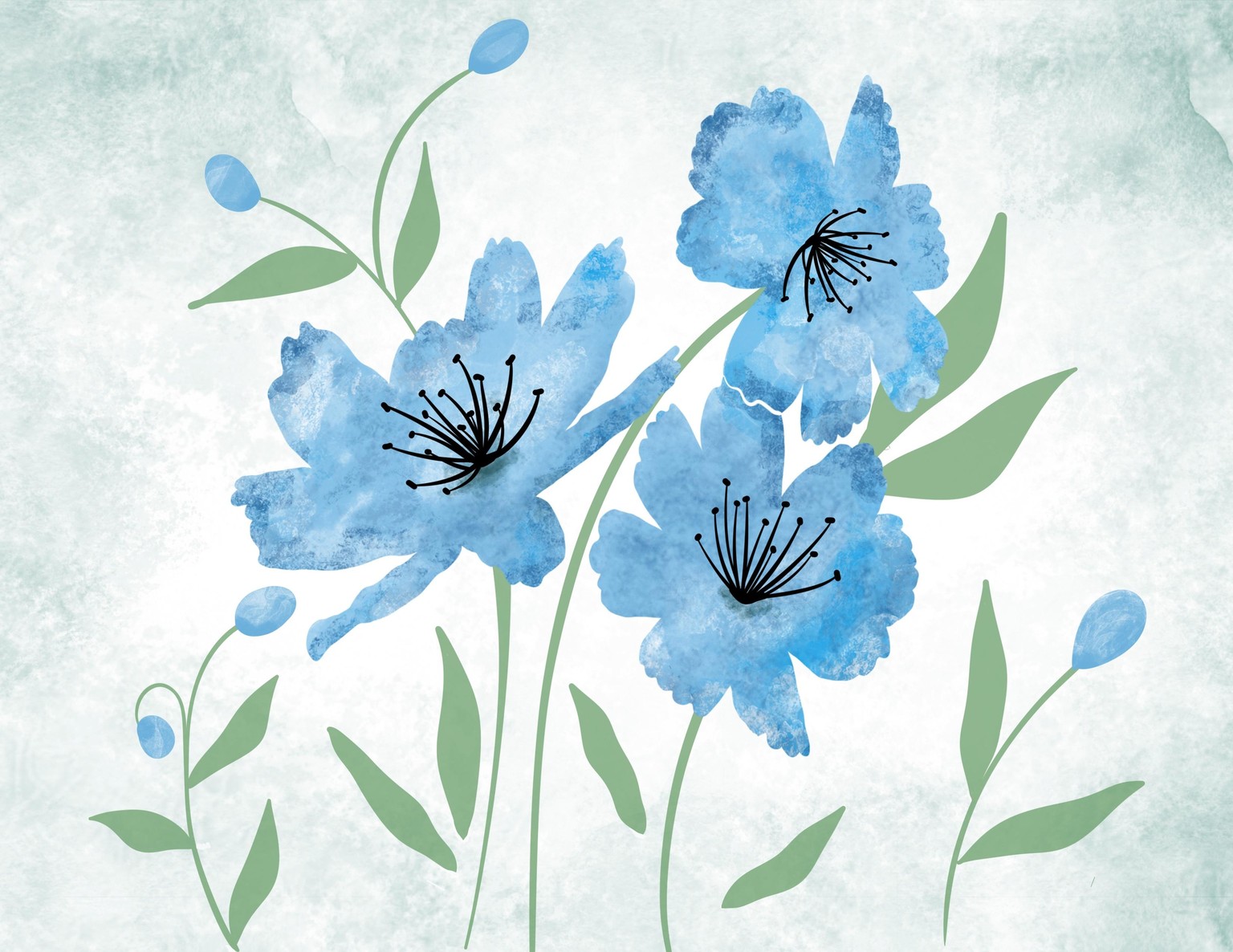 Water Color With Stencils - image 1 - student project
