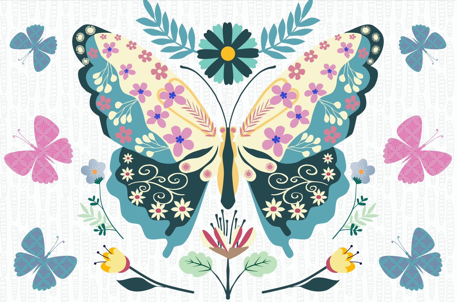 Reflected Butterfly - image 2 - student project