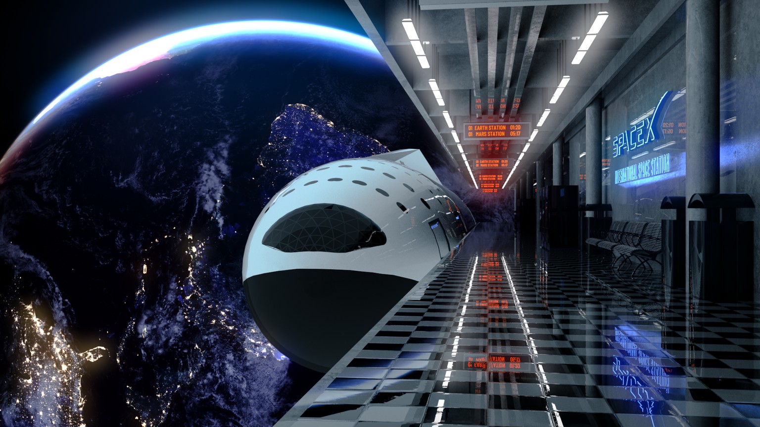 FUTURE INTERNATIONAL SPACE STATION - image 1 - student project