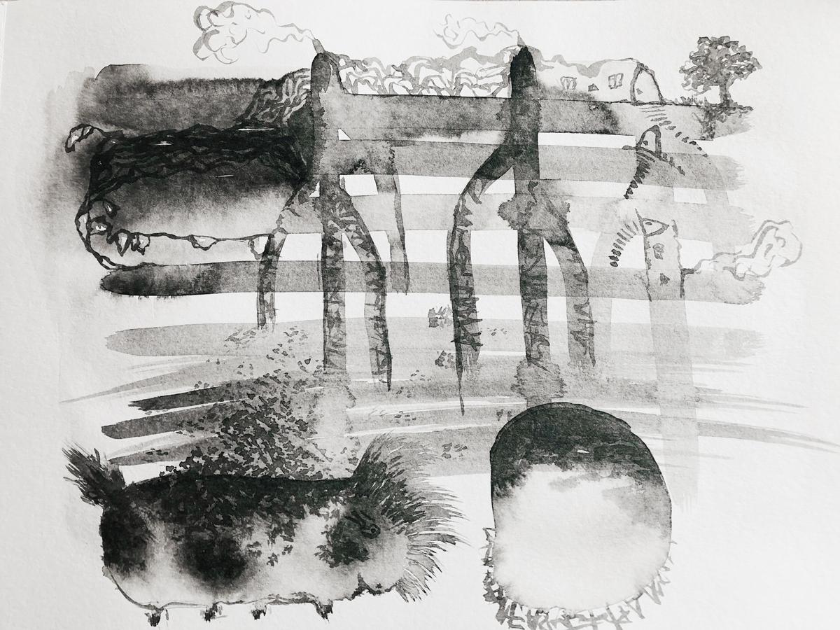 Loose fear with ink - image 1 - student project