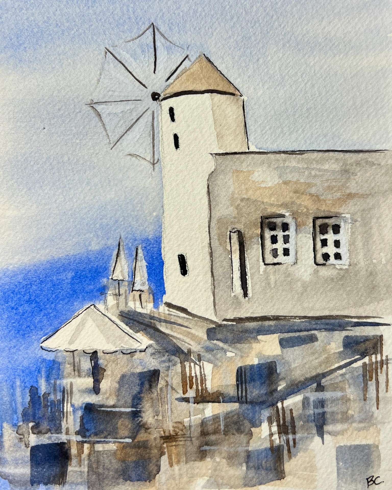 Santorini - if only the sea wasn't drifting . . . might try again - image 1 - student project