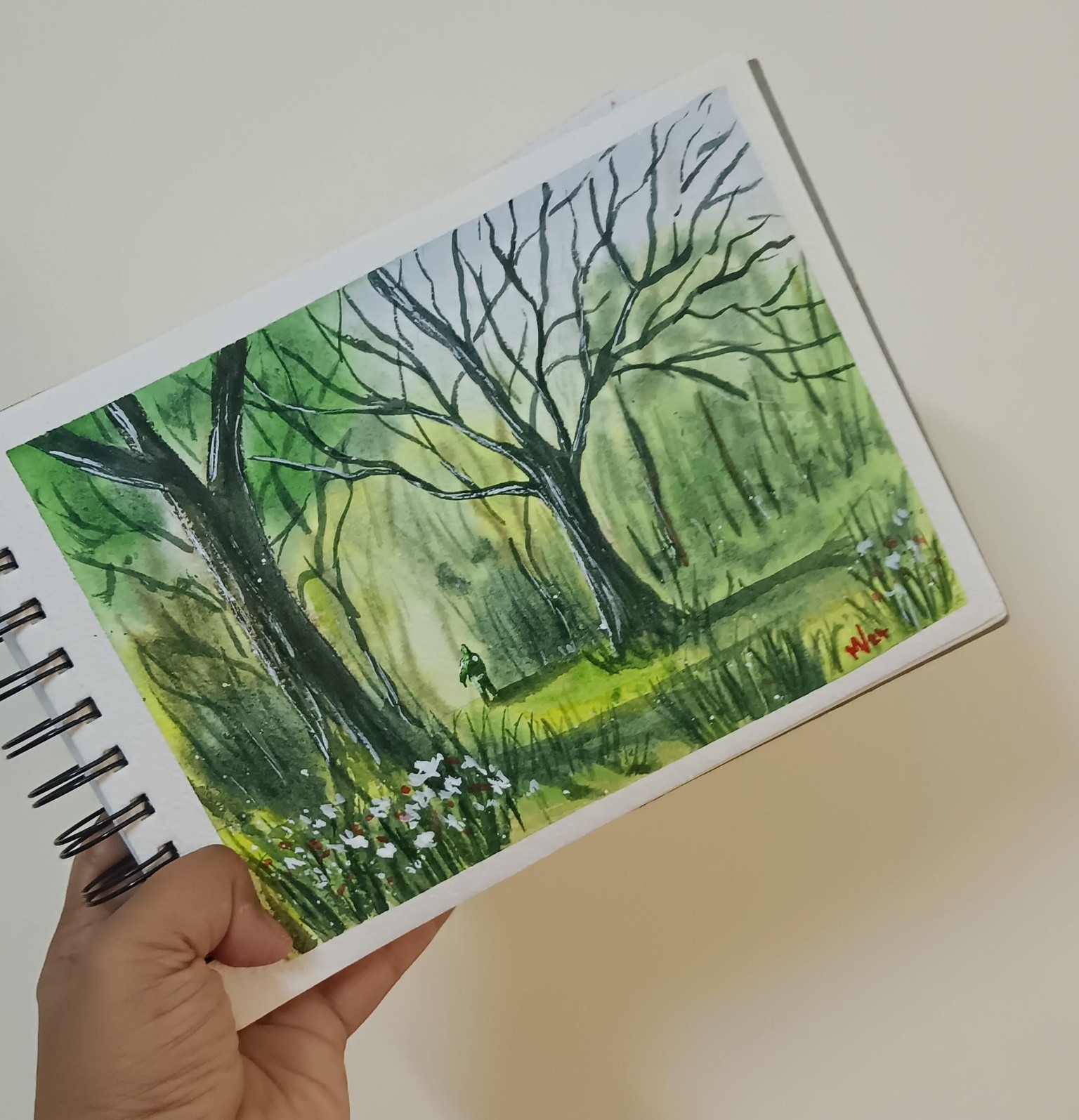 A walk in the forest - loose landscape - image 2 - student project