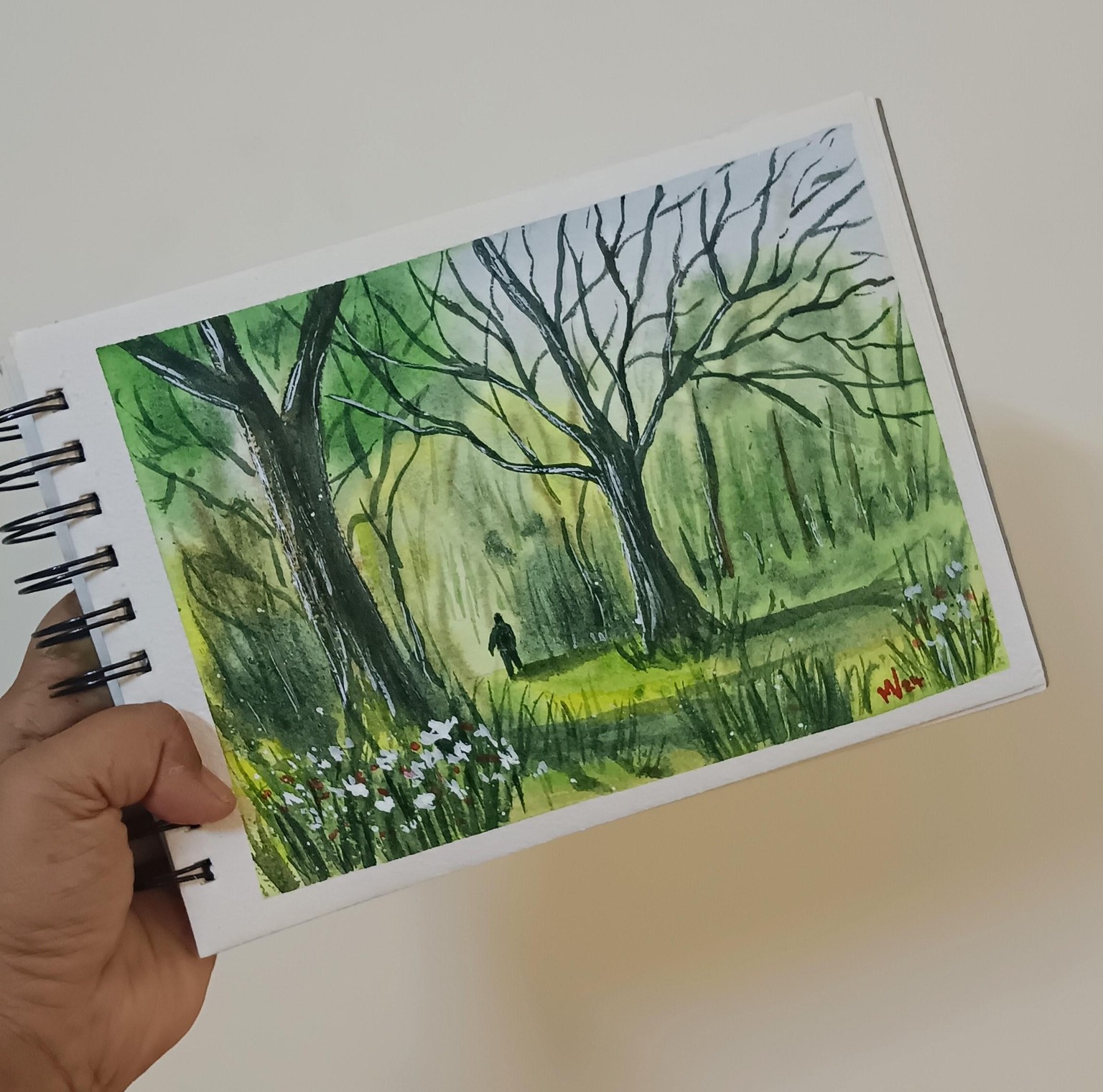 A walk in the forest - loose landscape - image 1 - student project