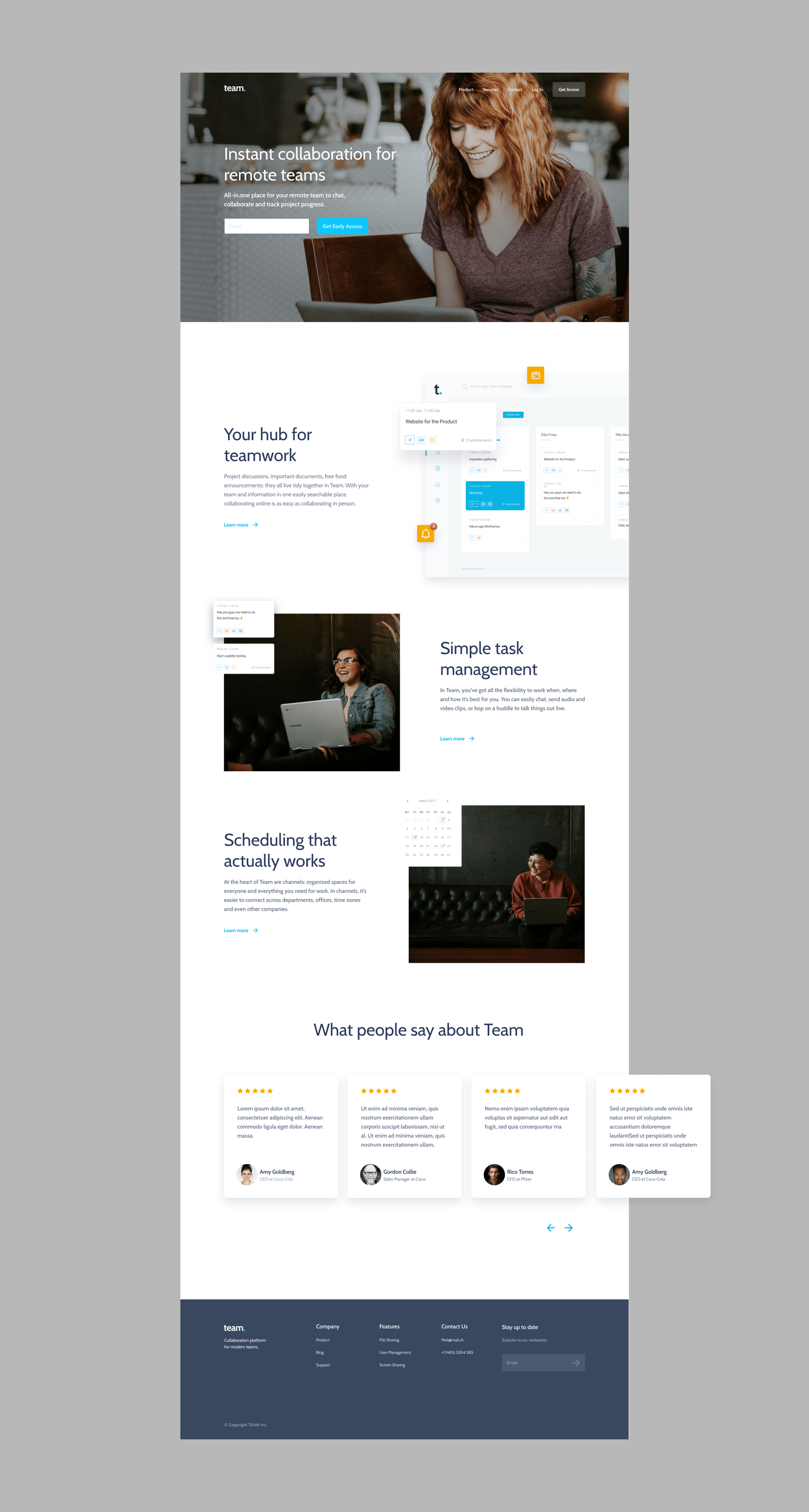 Team App Website - image 1 - student project