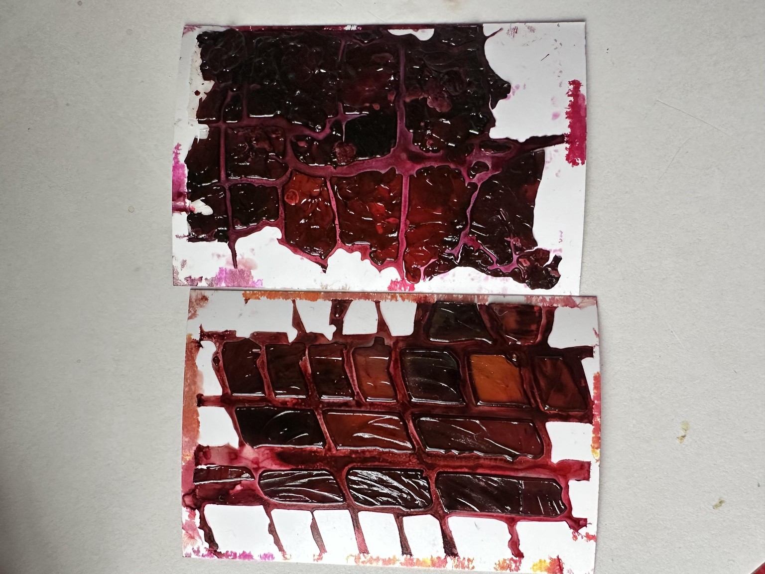 Alcohol ink and Textures Techniques - image 1 - student project