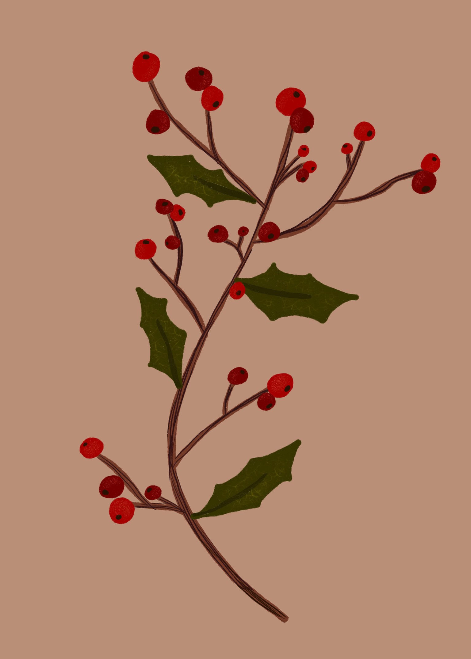 Christmas in procreate - image 1 - student project