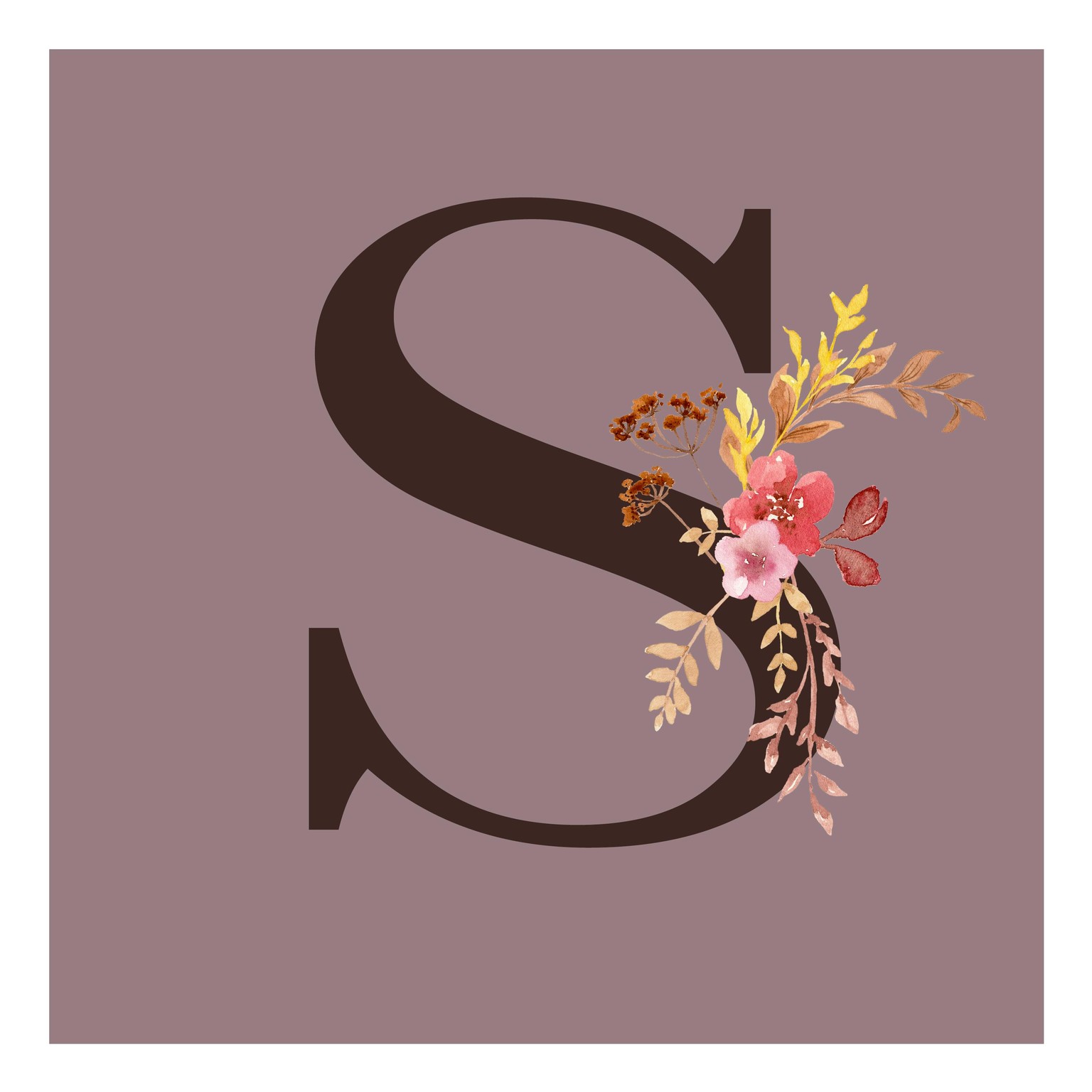 Botanical decorated letter - image 3 - student project