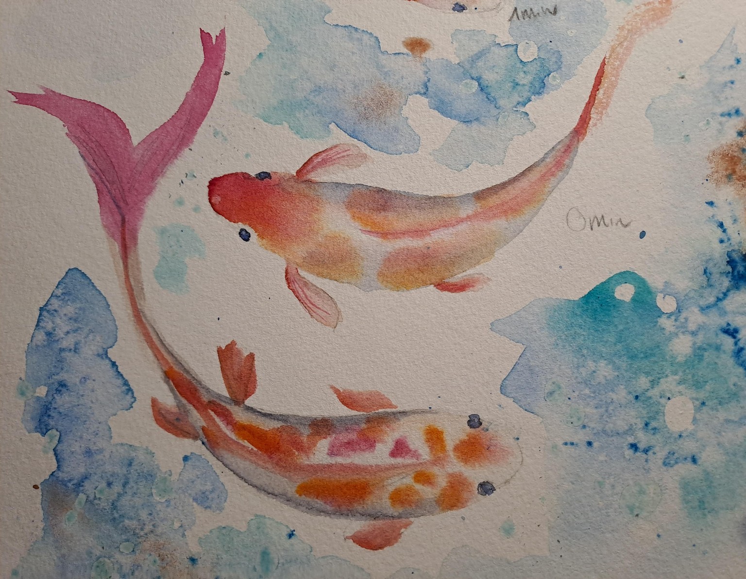 Koi pond - image 2 - student project