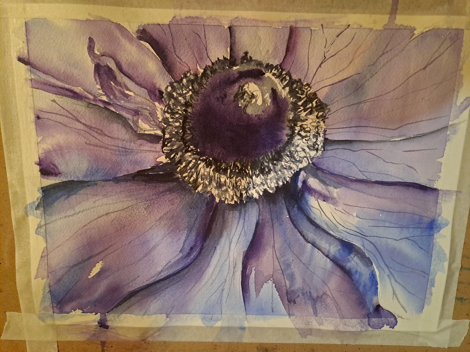 Watercolor florals - image 2 - student project
