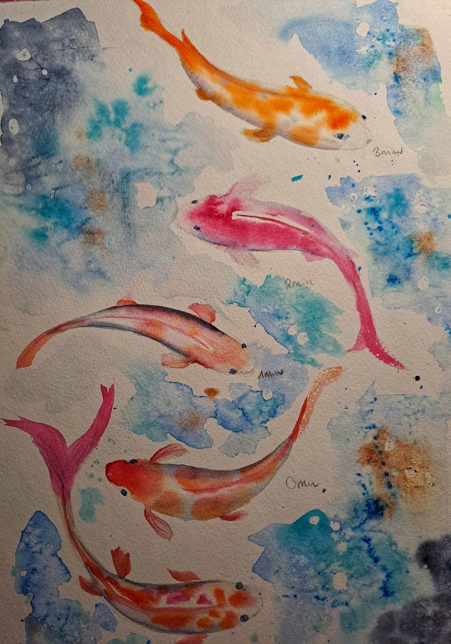 Koi pond - image 1 - student project