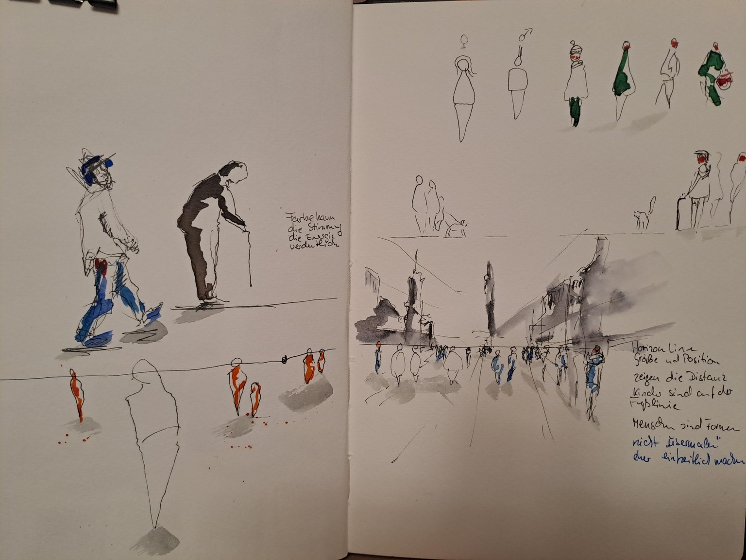 Adding people to the sketch - image 1 - student project