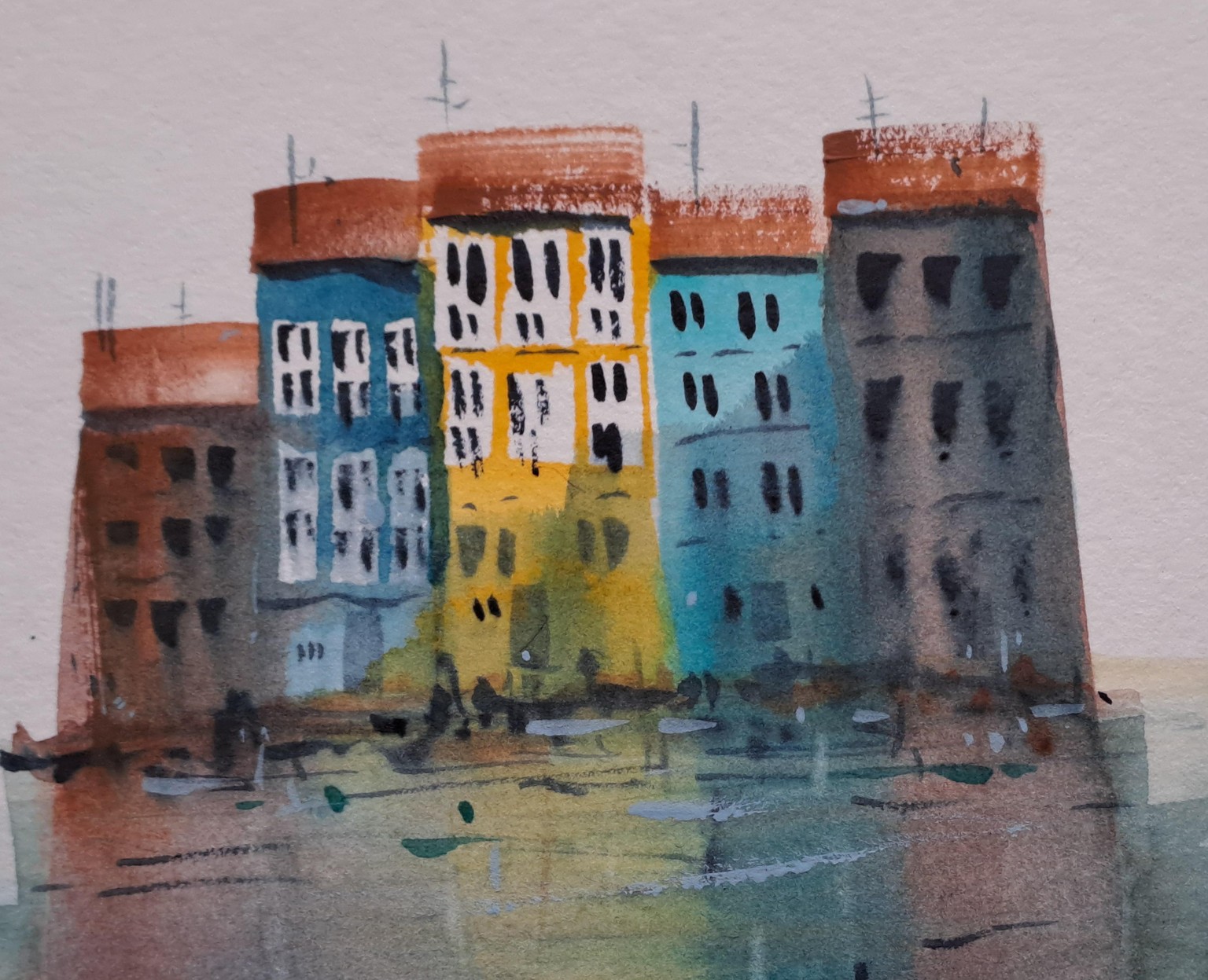 Loose watercolour exercise - image 2 - student project