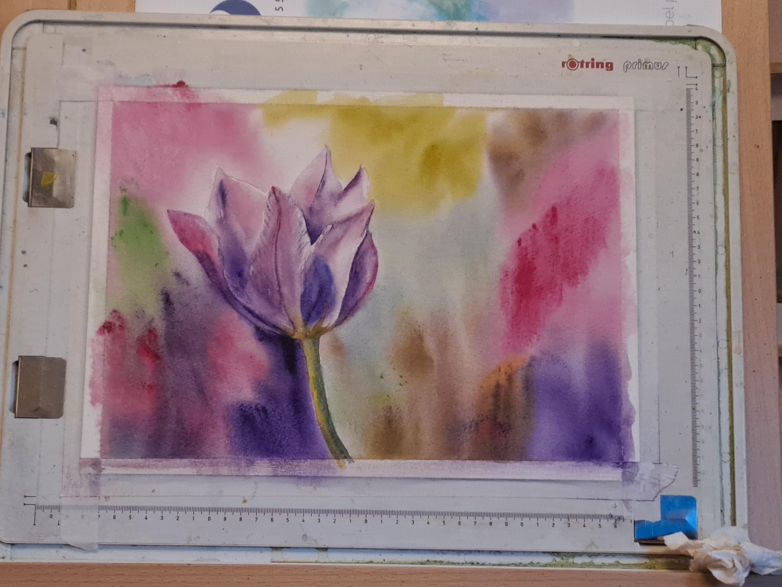 Watercolor florals - image 3 - student project