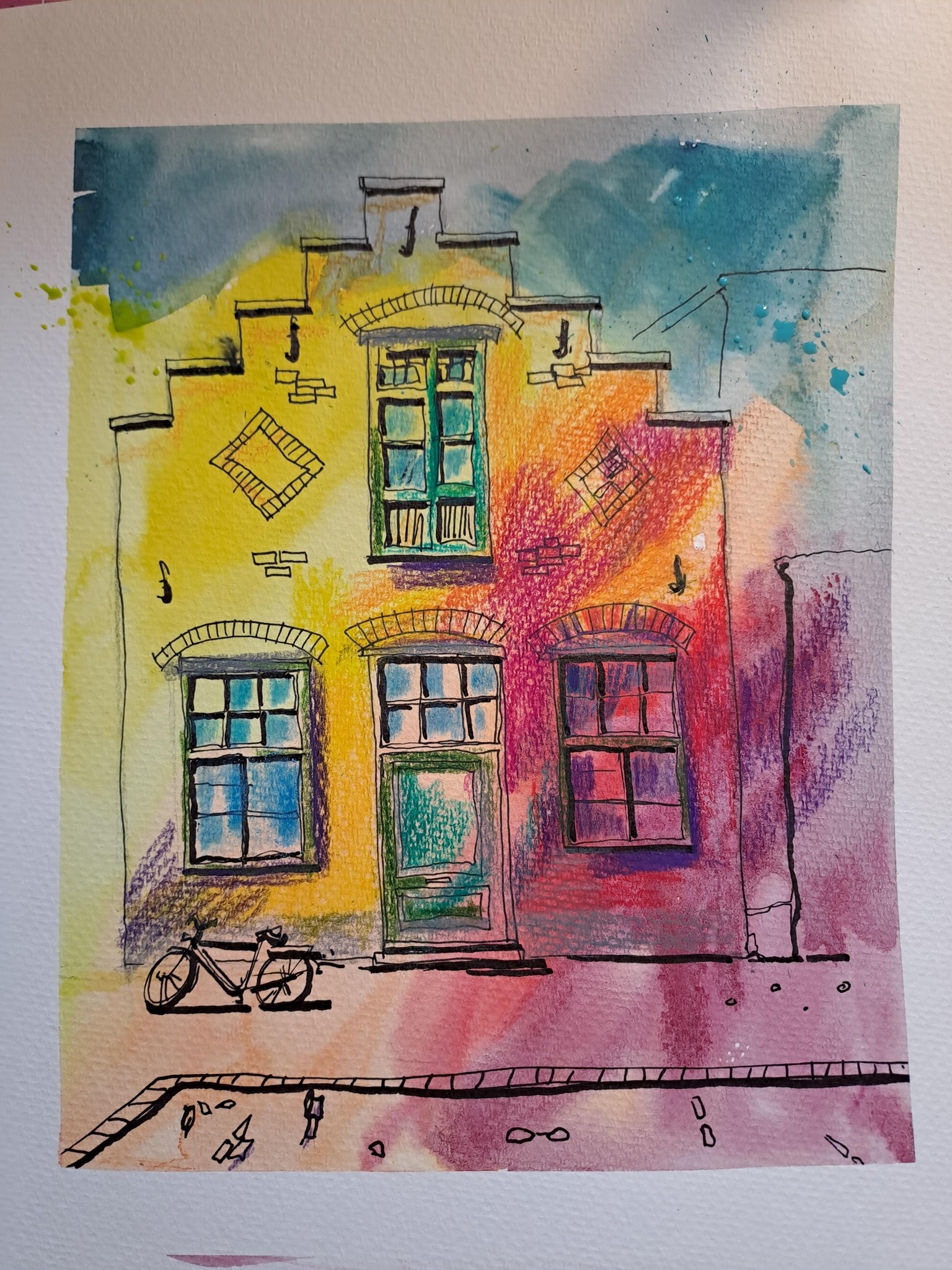 Expressive urban sketching - image 1 - student project