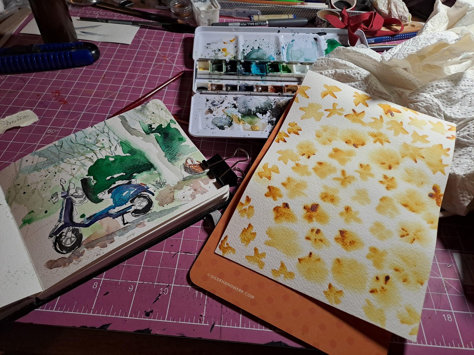 My first floral pattern - image 2 - student project