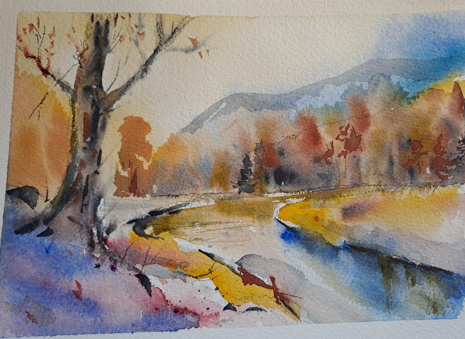 Wet in wet techniques - image 1 - student project