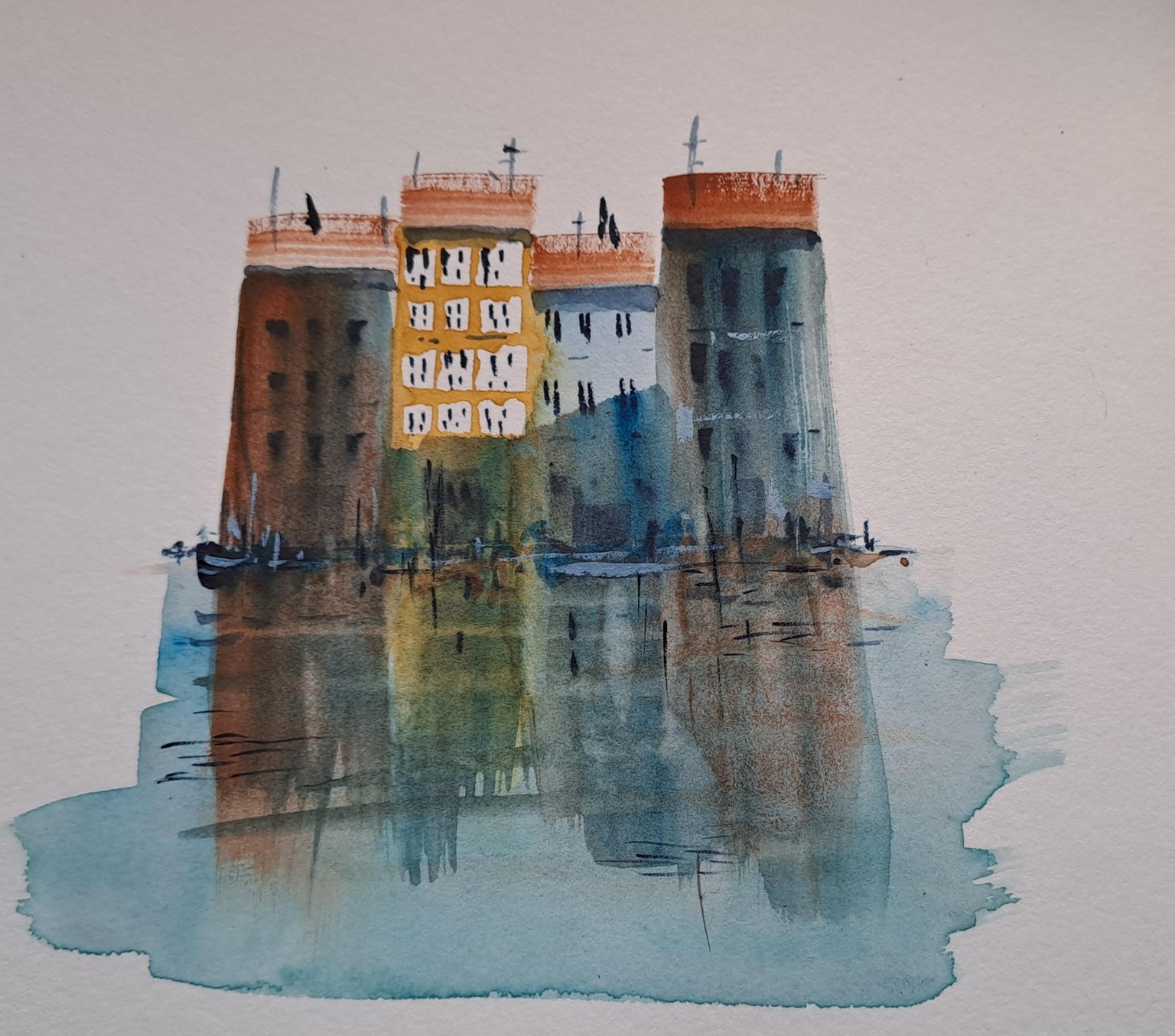Loose watercolour exercise - image 1 - student project