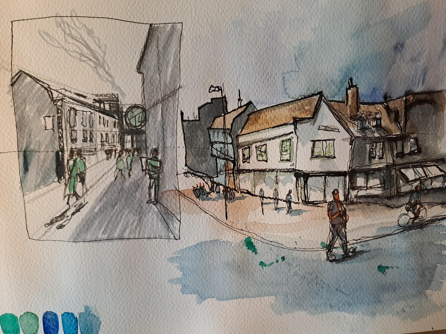 Adding people to the sketch - image 3 - student project