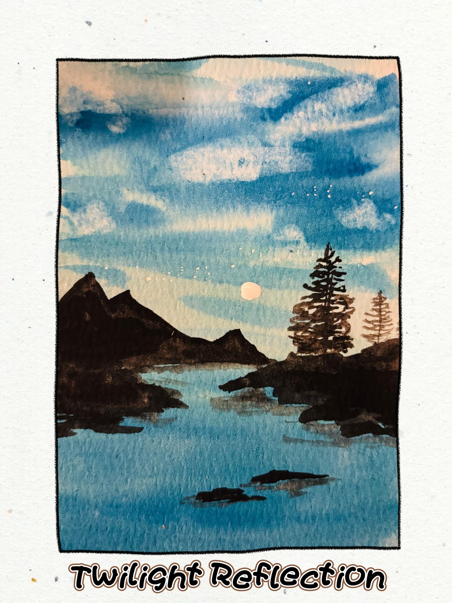 10 Days Landscape Paintings - image 3 - student project