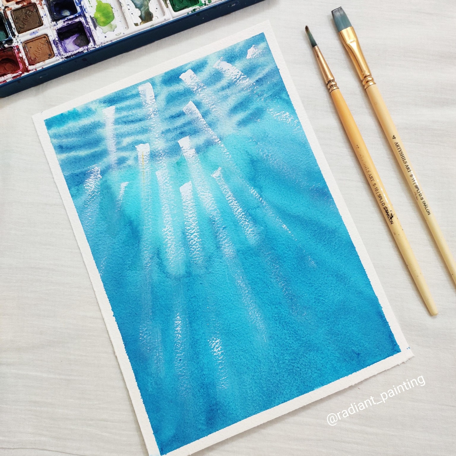 Underwater Exploration with Watercolors - image 1 - student project