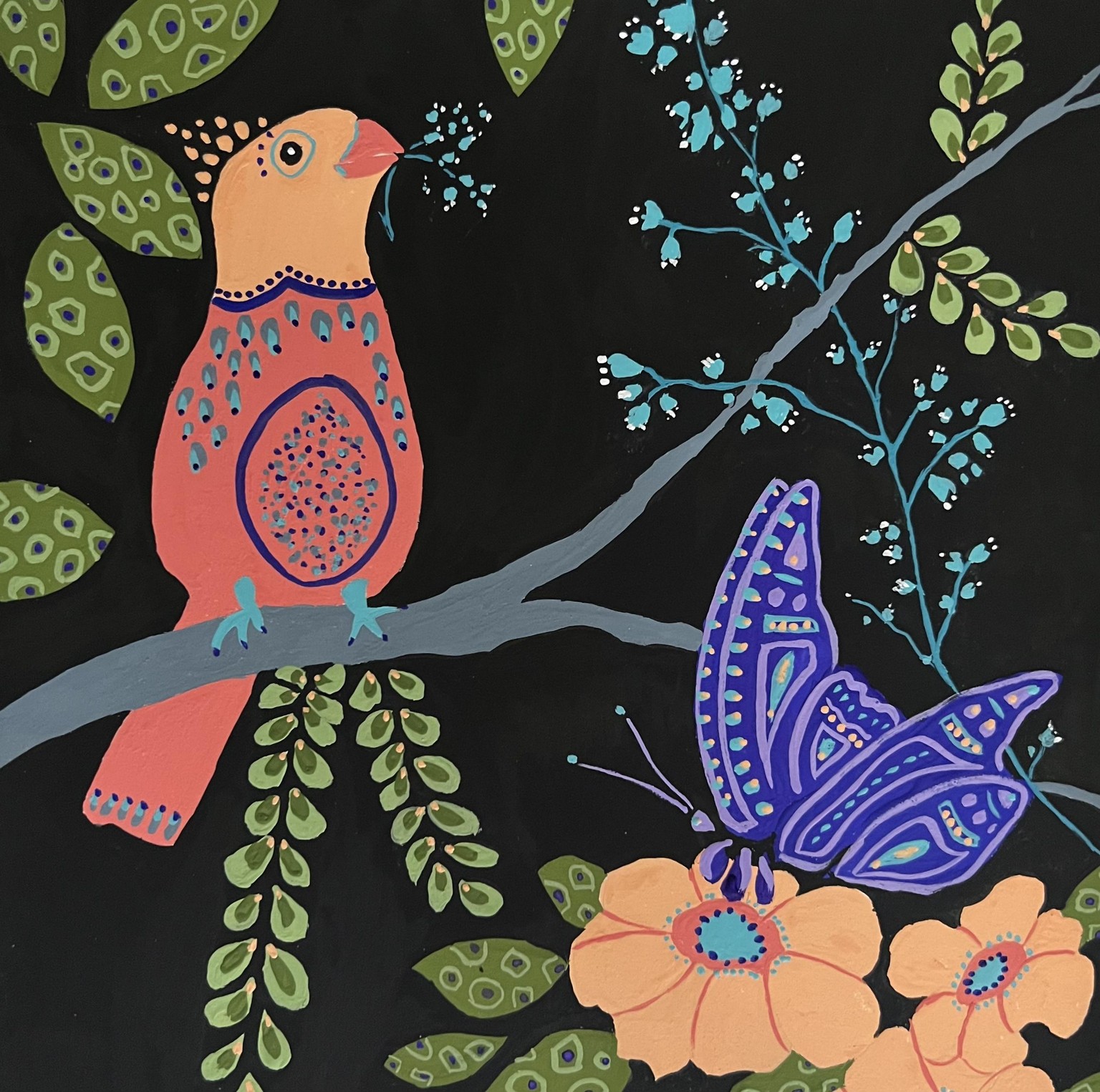 Gouache Greeting Card Design - image 1 - student project