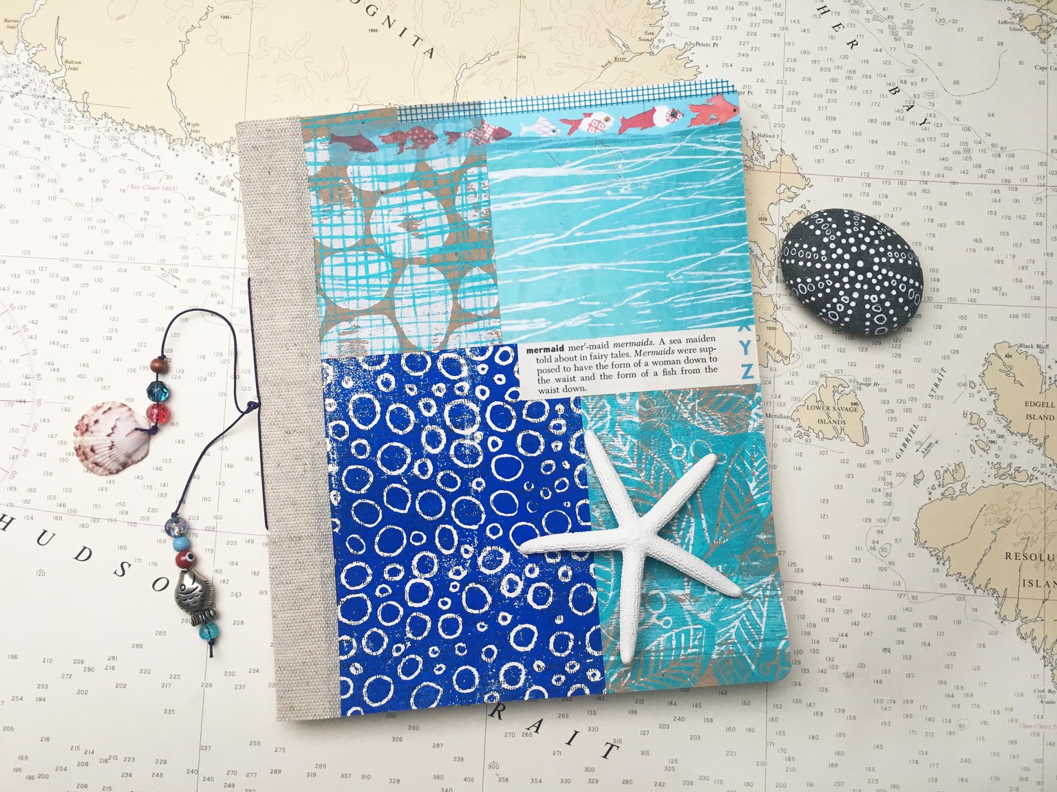 Mermaid themed Whimsical Journal - image 1 - student project