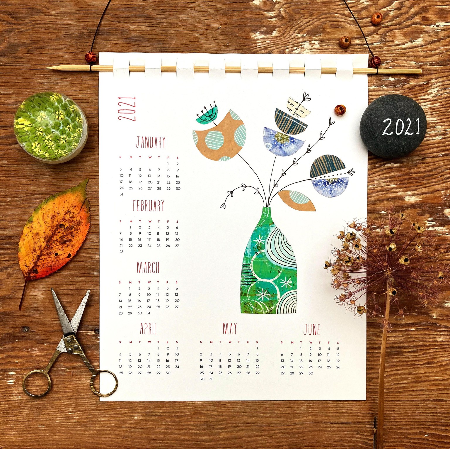 Collage Calendar 2026 - image 2 - student project