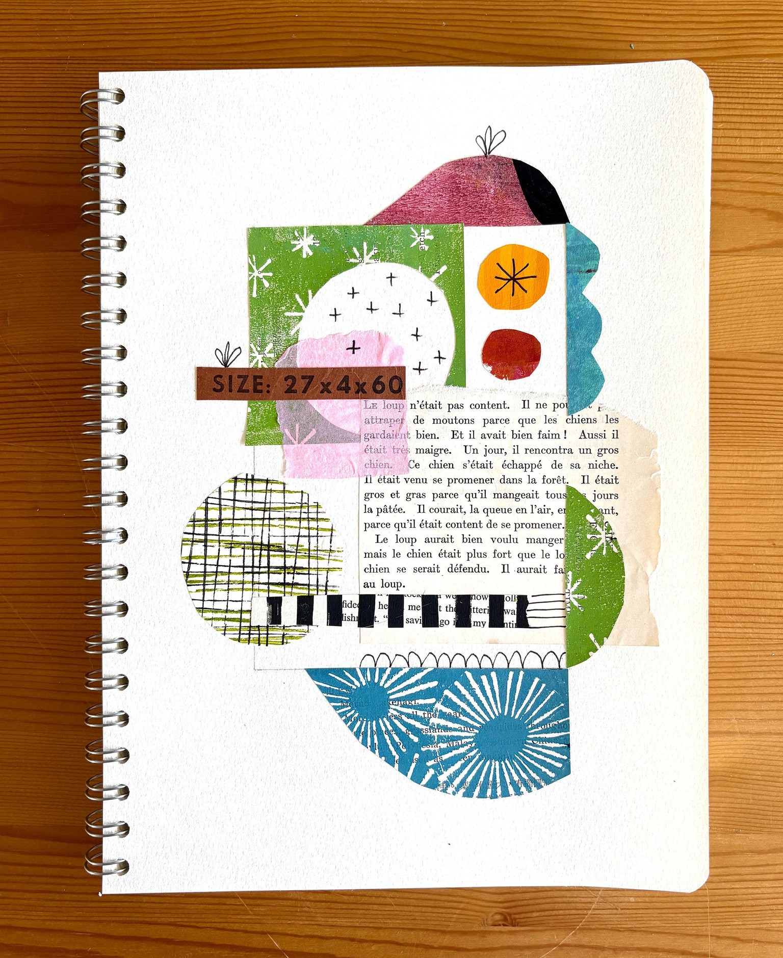 Collage Sketchbook Challenge - image 5 - student project