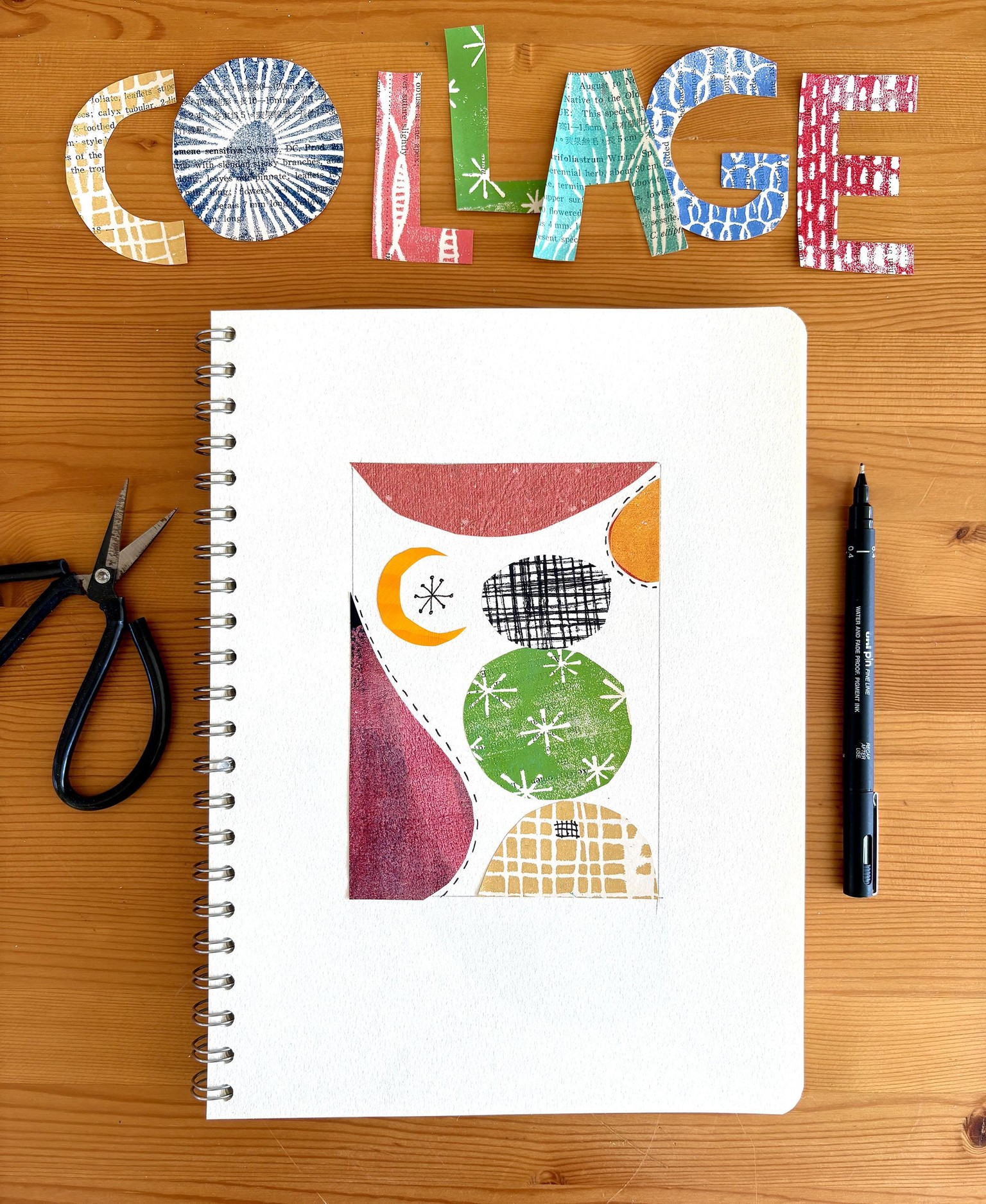 Collage Sketchbook Challenge - image 4 - student project