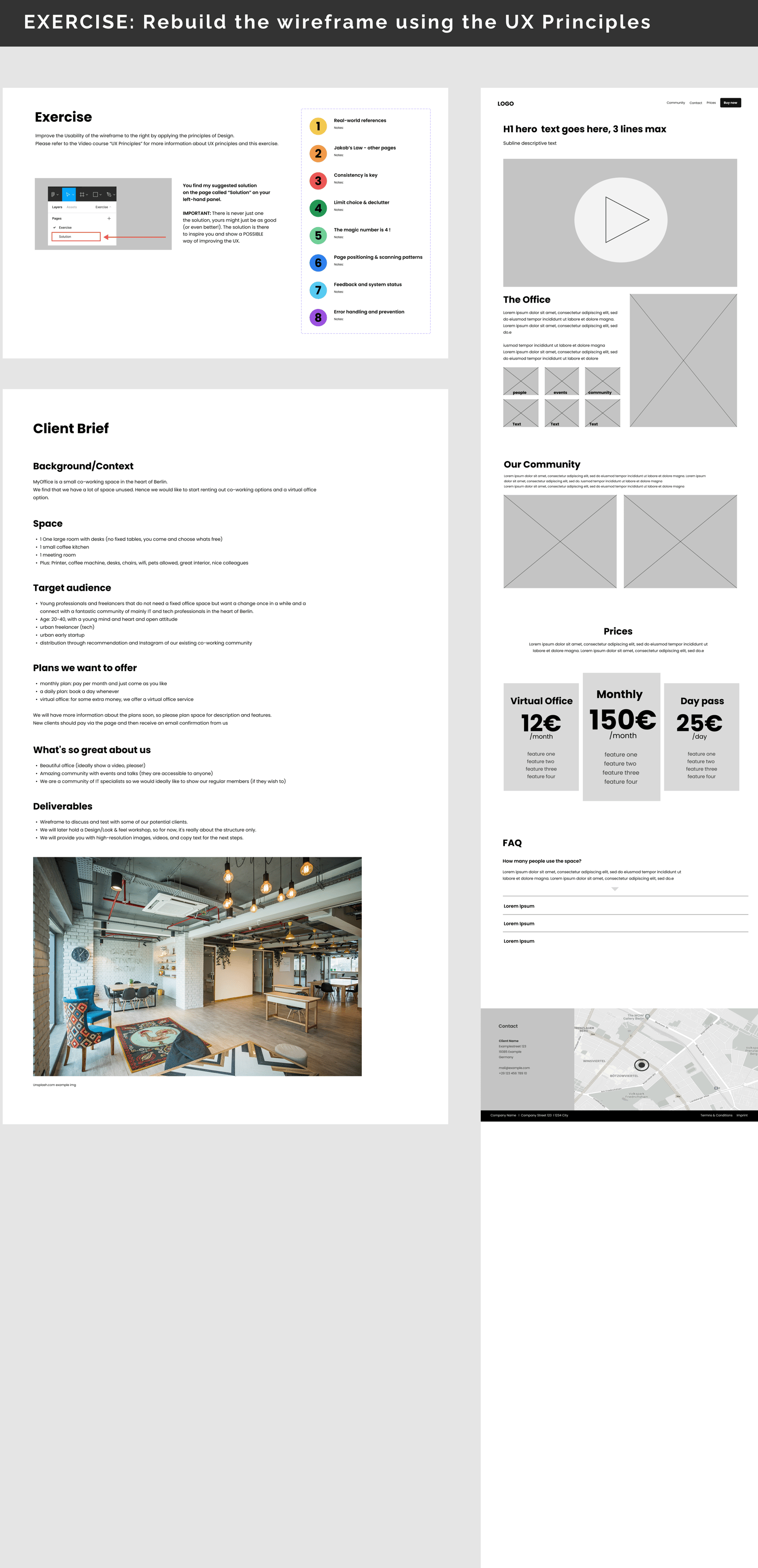 UX Principles Redesign - image 1 - student project