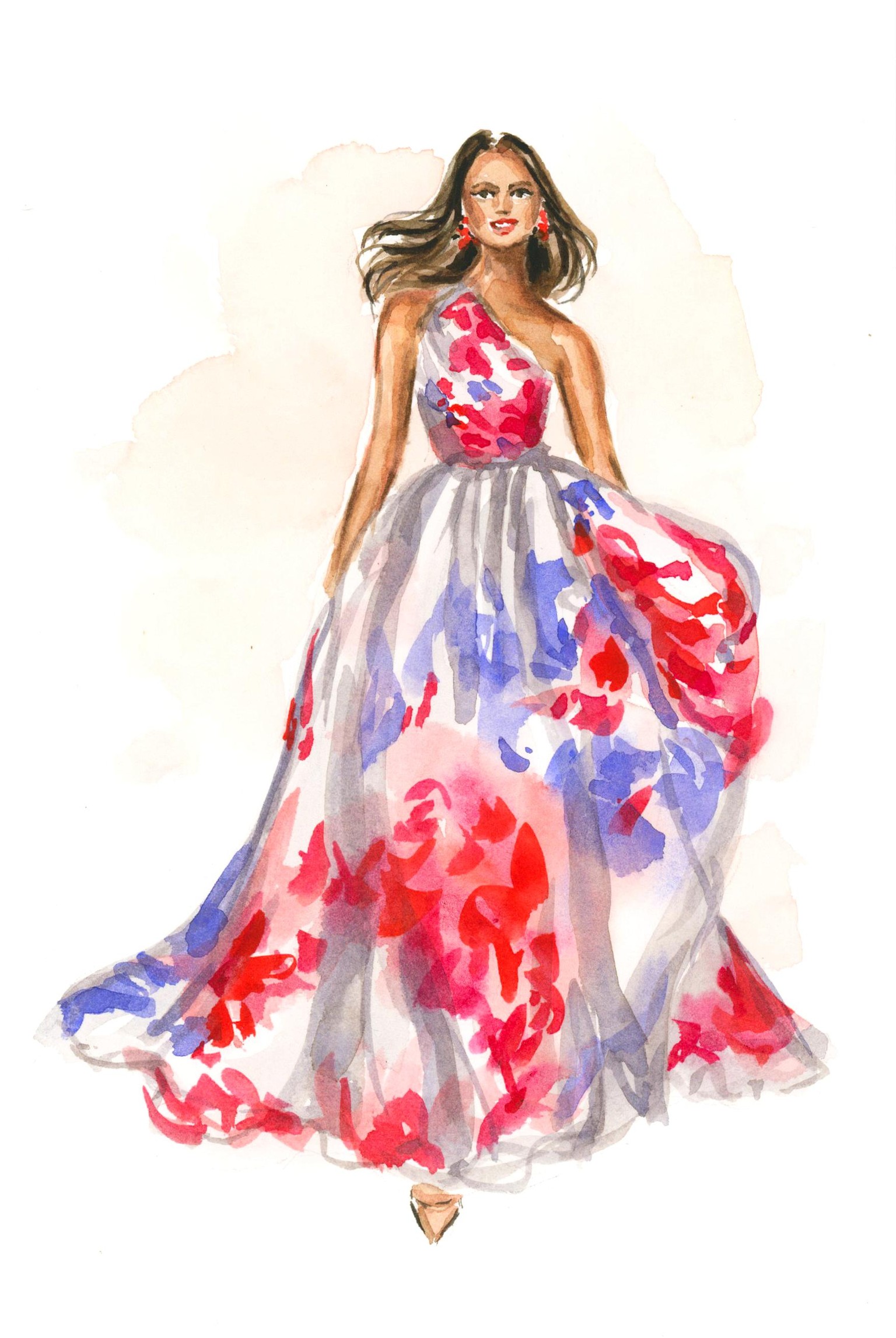 Fashion Illustration - image 2 - student project