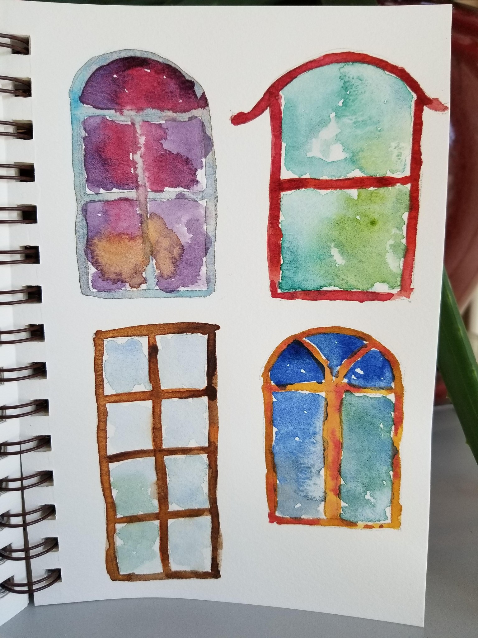 Flower & Window Warm-ups - image 2 - student project