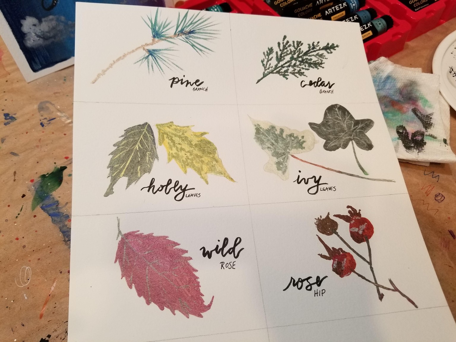 Metallic Gouache Fun! - image 6 - student project