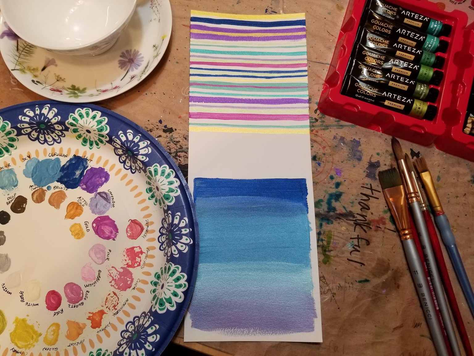 Metallic Gouache Fun! - image 1 - student project