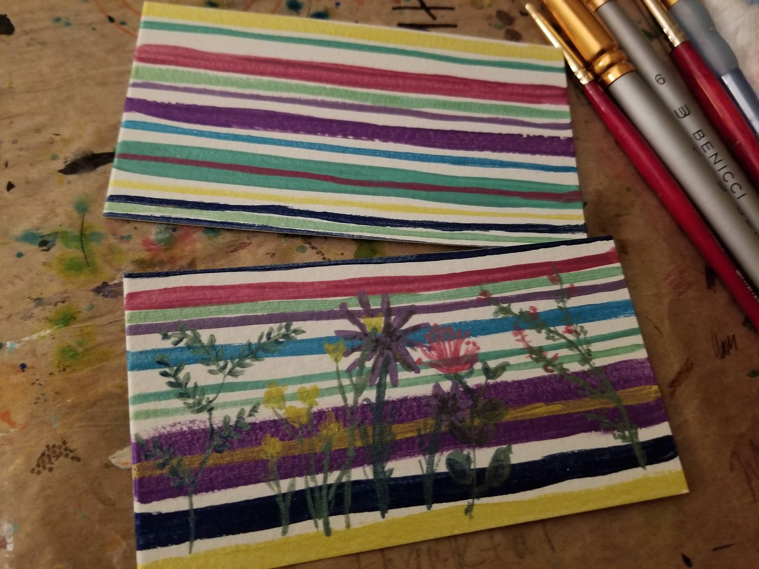 Metallic Gouache Fun! - image 2 - student project