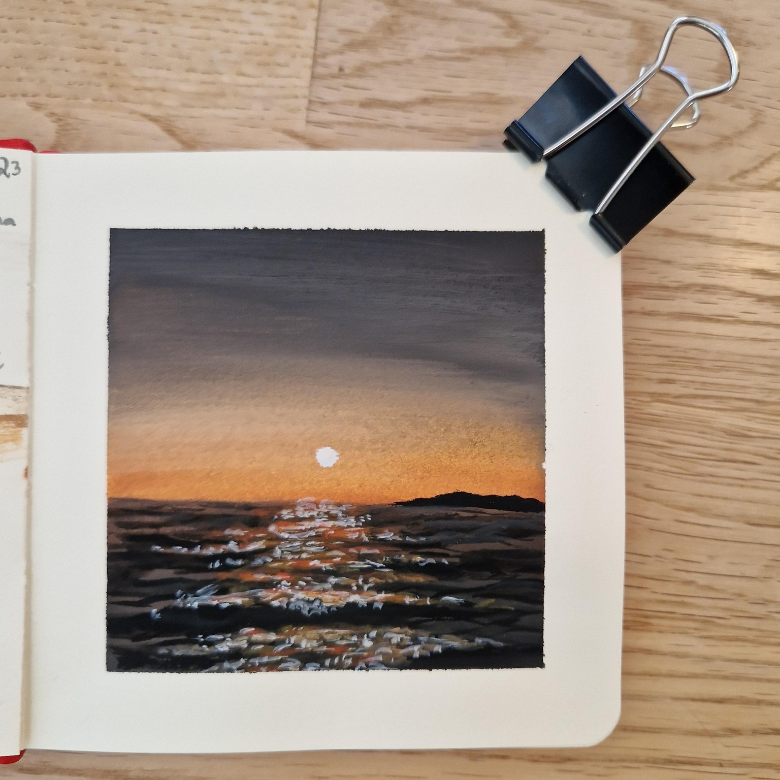 Gouache sunsets - image 7 - student project