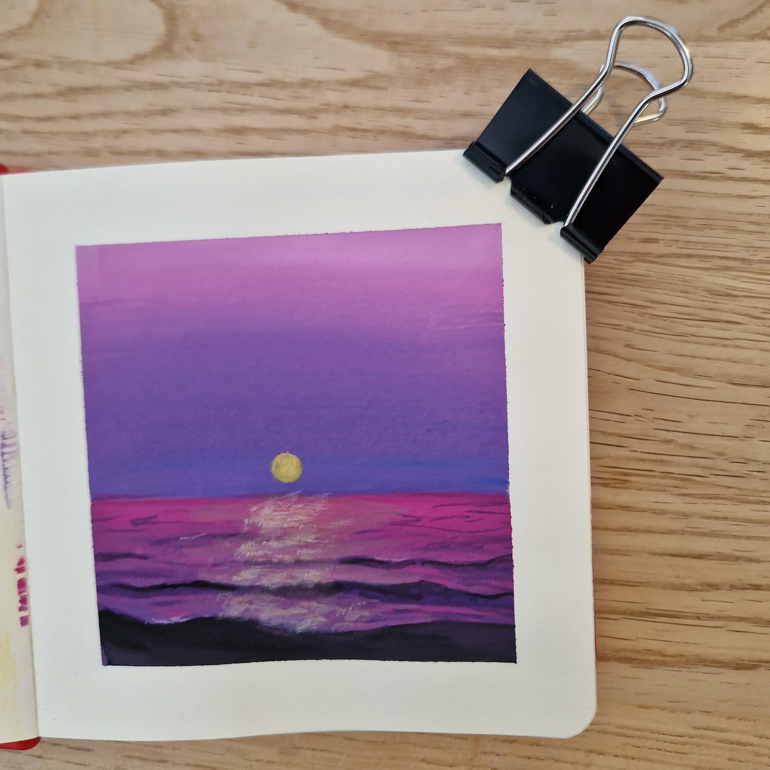 Gouache sunsets - image 4 - student project