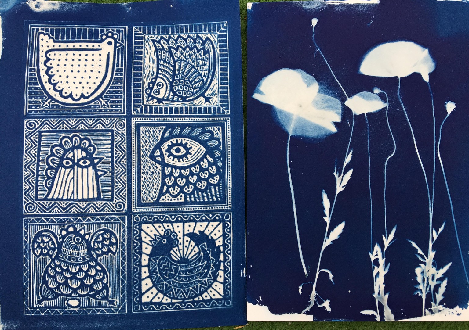Lettering with cyanotype - image 2 - student project