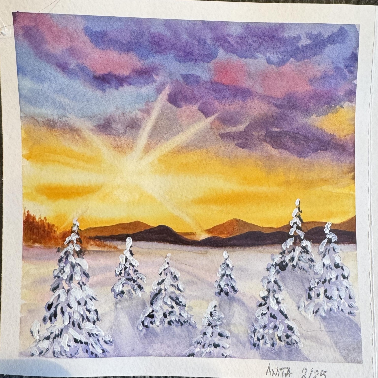 Chilly sunset and other winter landscapes - image 3 - student project